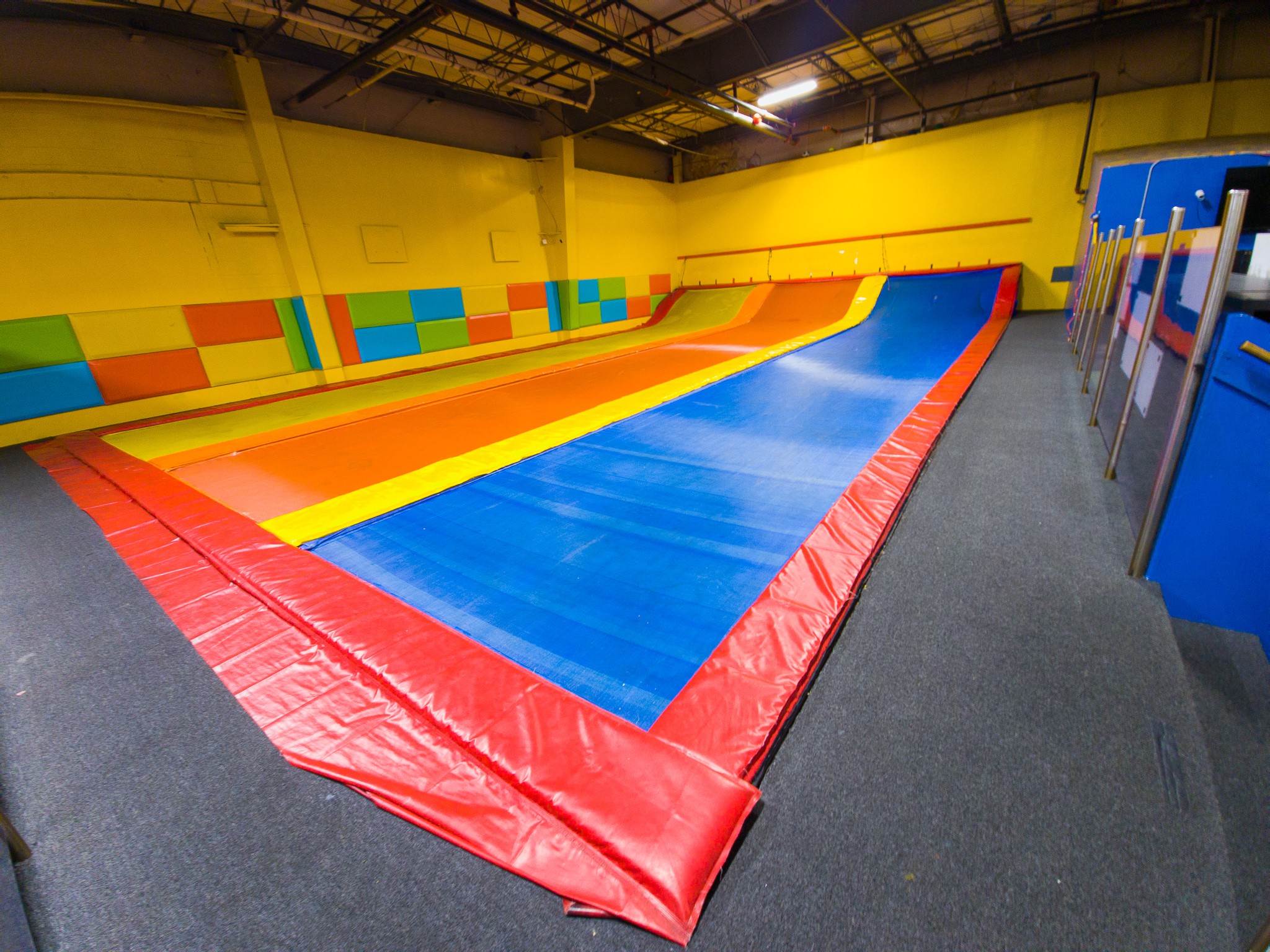 Jump Party USA has Three Toddlers Trampoline Lanes so your little ones can jump safely away from big kids